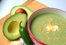 Chilled Guacamole Soup (Low Carb and Gluten Free)