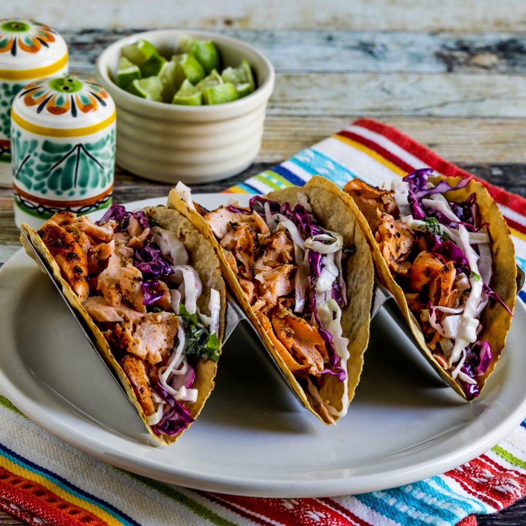 Salmon Tacos with Mexican Slaw - ExercisesTips