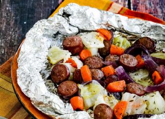Autumn Tin Foil Dinners