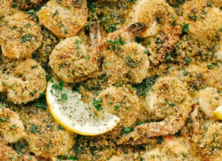 Lemon Garlic Shrimp Scampi