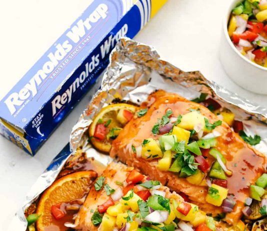 Grilled Citrus Salmon with Pineapple Salsa