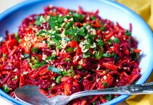 Moroccan Carrot & Beetroot Salad (Whole30, Vegan)