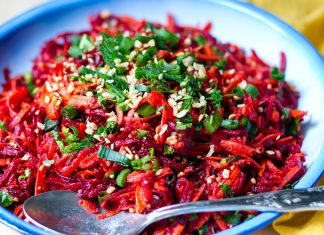 Moroccan Carrot & Beetroot Salad (Whole30, Vegan)