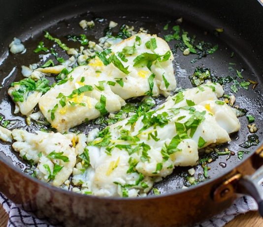 Easy Garlic & Parsley Grilled Cod (Paleo, Whole30, Keto)