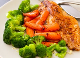 Red Curry Snapper With Ginger Honey Carrots