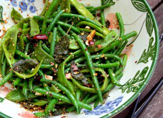 Green Beans with Sage & Almond Burnt Butter