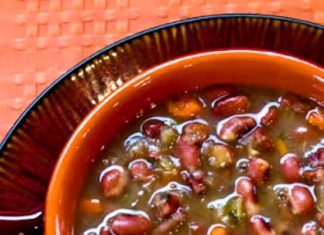 Crockpot Anasazi Bean Soup