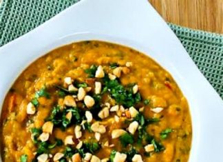 Slow Cooker Thai-Inspired Butternut Squash and Peanut Soup