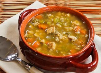 Chicken (or Turkey) Barley Soup