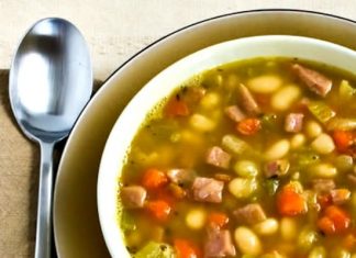 White Bean Soup with Ham