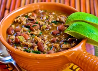 Mexican Bean Stew with Ground Turkey