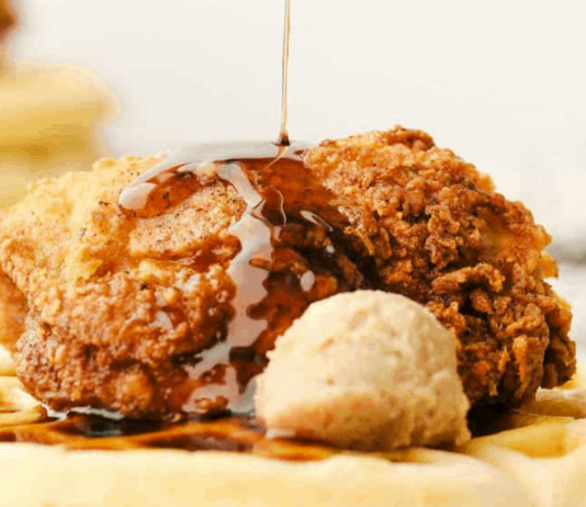 Southern Fried Chicken and Waffles