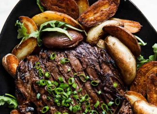 Brown Sugar Garlic Flank Steak