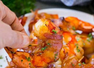 Sweet and Savory Bacon Wrapped Shrimp