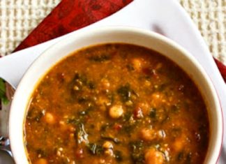 Tomato Chickpea Soup