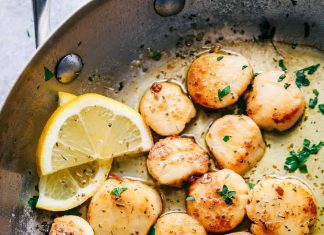 Garlic Butter Herb Scallops