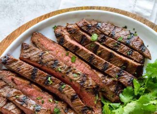 Grilled Flank Steak with Asian-Inspired Marinade