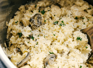 Creamy Parmesan Instant Pot Chicken and Rice
