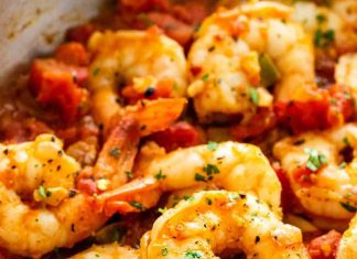 Fiery Shrimp Diablo