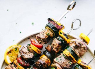 Grilled Tuscan Pork Skewers
