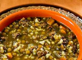 Lentil Soup with Ground Beef