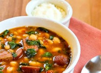 Slow Cooker Sausage and White Bean Stew