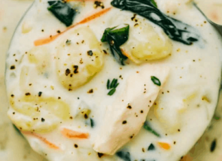 Creamy Chicken Gnocchi Soup (Olive Garden Copycat)