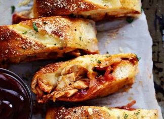 BBQ Chicken Stromboli