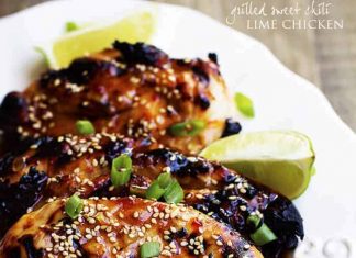 Grilled Sweet Chili Lime Chicken