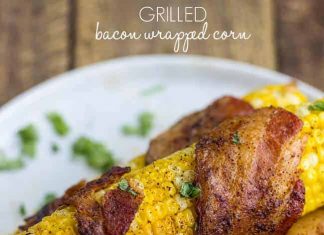 Grilled Bacon Wrapped Corn