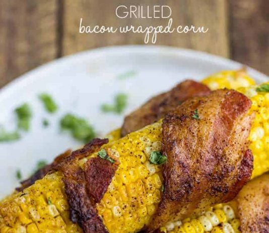 Grilled Bacon Wrapped Corn
