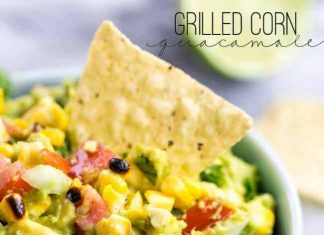 Grilled Corn Guacamole