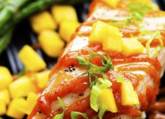 Mango Chipotle Barbecue Salmon
