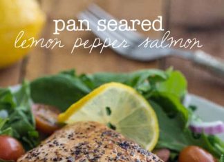 Pan Seared Lemon Pepper Salmon