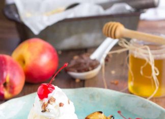Grilled Nectarine Sundaes