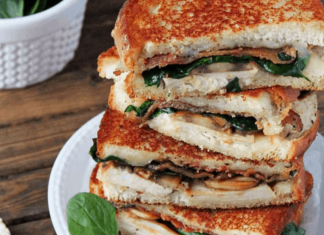 Grilled Turkey Florentine Sandwich