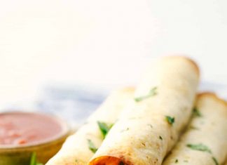 Baked Cream Cheese Chicken Taquitos Recipe