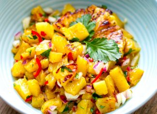 Grilled Pineapple Salsa with Chilli & Coriander