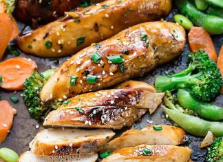 Sheet Pan Teriyaki Chicken with Vegetables