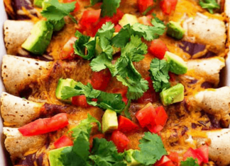 Skinny Chicken Enchiladas | The Recipe Critic