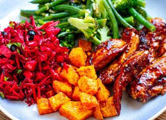 Rainbow Chicken Dinner (Paleo, Whole30, Gluten-Free)