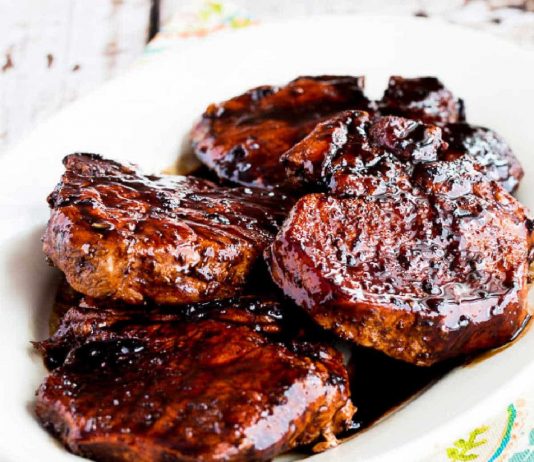 Pork Chops with Balsamic Glaze (Video)