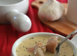 Roasted Garlic Chicken Soup – Low Carb and Gluten-Free