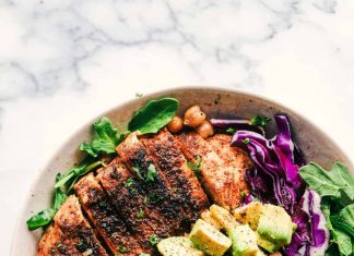 Blackened Chicken Avocado Power Bowls