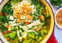 Garlic Chicken Soup (Quick & Easy Recipe)