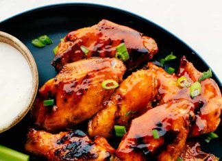 Grilled Honey Buffalo Chicken Wings