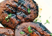 Grilled Honey Balsamic Portobello Mushrooms